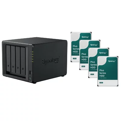 SYNOLOGY Serveur NAS  DS425+ (2Go RAM) avec 4x 16To HAT PLUS