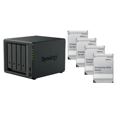 AGEMEO Serveur NAS Synology DS925+ (8Go RAM) avec 4x 8To HAT Enterprise