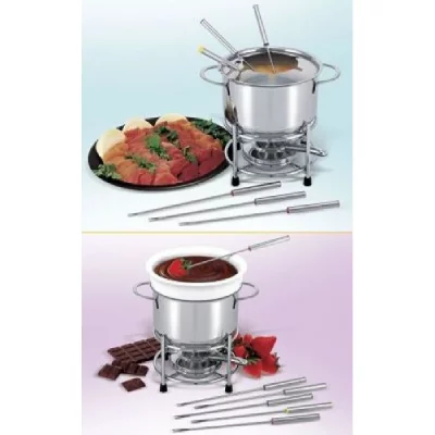 BEKA Service &agrave; fondue Roma pour 6 personnes -  - Argent - Inox