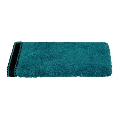 ATMOSPHERA Serviette d'invit&eacute; ""joia"" 30x50cm bleu canard