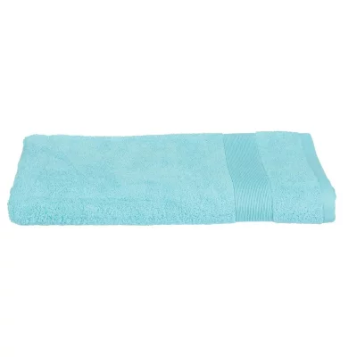 PARIS PRIX Serviette de bain en coton - 100 x 150 cm - Bleu Turquoise
