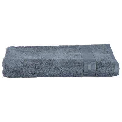 PARIS PRIX Serviette de bain en coton - 100 x 150 cm - Gris