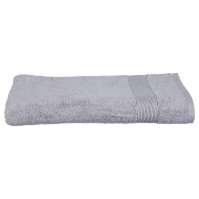 PARIS PRIX Serviette de bain en coton - 100 x 150 cm - Taupe