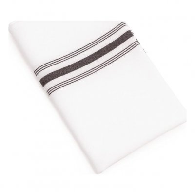 Serviette de Table Bistro avec Rayures Noires - x 10 