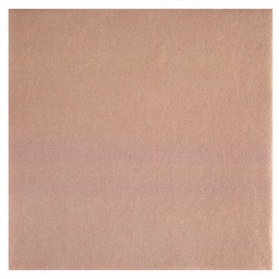 SANTEX MARIAGE Serviette de Table &eacute;l&eacute;gante Airlaid Rose Gold (x25) REF/6808