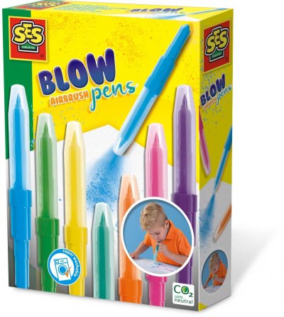 SES CREATIVE - Blow Airbrush Pens, 00275, 7 Unit&eacute; (Lot de 1)