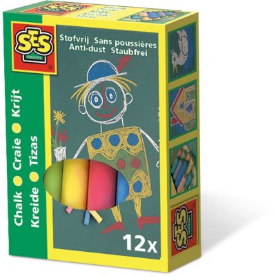 SES CREATIVE  - Craies - 12 craies couleurs