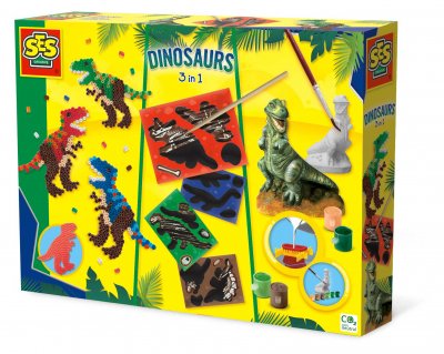 SES CREATIVE  - dinosaures 3 en 1 SES8710341014094
