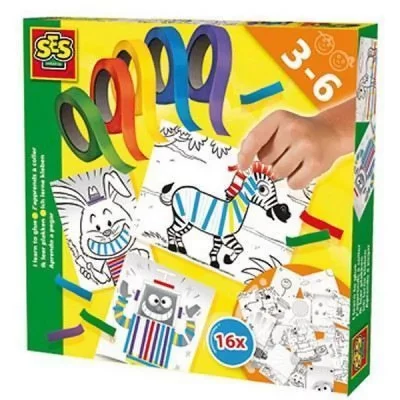 SES  Creative - Gommettes - J'apprends &agrave; coller