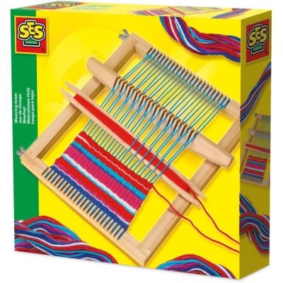 SES CREATIVE  Jeu de Tissage - Avec fils de diff&eacute;rentes couleurs
