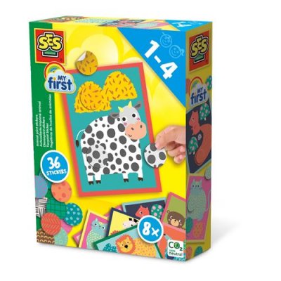 SES CREATIVE  - My first - Autocollants imprim&eacute; animal