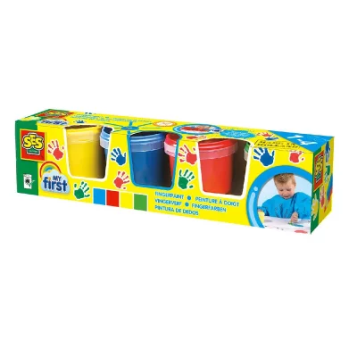SES CREATIVE  MY FIRST Peinture &agrave; Doigts - 4 couleurs x 150ml
