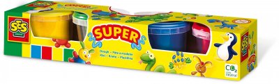 SES CREATIVE &reg; P&acirc;te &agrave; modeler Basic, 4 pots 90 g