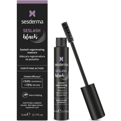 SESDERMA  Seslash Black Mascara r&eacute;g&eacute;n&eacute;rant pour les cils 5 ml