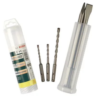 BOSCH Set 2 Burins & 3 forets  SDS Plus