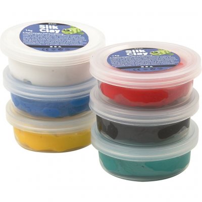 HTTPS: IMAGES NA.SSL IMAGES AMAZON.COM IMAGES I 61CXEP5GIBL. SL1024 .JPG Set 6 p&acirc;tes &agrave; modeler silk clay - couleurs primaires - 14 g 738740