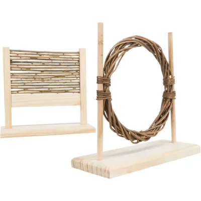 TRIXIE Set Agility avec Obstacle et Anneau, 28 &times; 26 &times; 11 cm