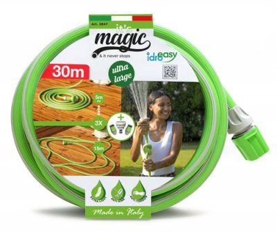 IDRO EASY Set arrosage Magic Soft - Tuyau extensible + accessoires - 30m
