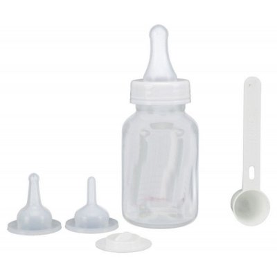 TRIXIE Set biberon - 120 ml - Transparent et blanc - Pour chien