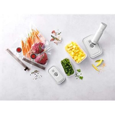 ZWILLING Set complet sous vide 7 pi&egrave;ces blanc