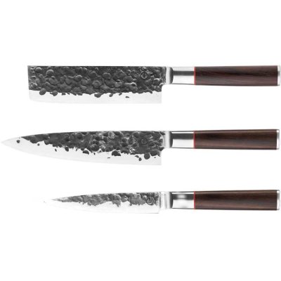 FORGED Set Couteaux  Sebra Acier Japonais 440c Dalbergia 41x21x5 Cm 