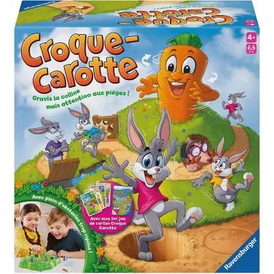 RAVENSBURGER Set croque carotte et jeu de cartes  RAR24782 - Neuf