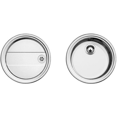 BLANCO Set cuve+eg. Rondo inox brosse CDP-513310BLA