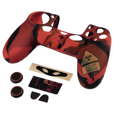  Set d'accessoires 7 en 1 Undead pr manette Dualshock 4 PS4/Slim/Pro