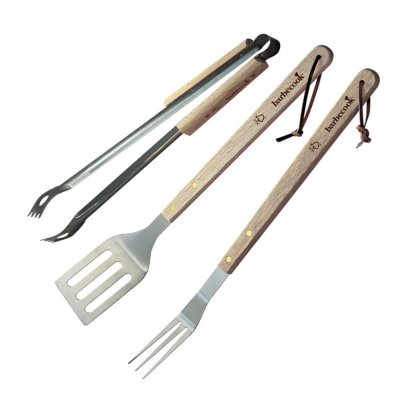 BARBECOOK Set d'ustensiles 3 pi&egrave;ces pour barbecue  EP20