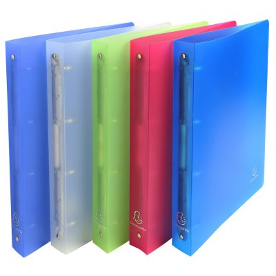 EXACOMPTA Set De 10 Classeurs 4 Anneaux 30 Mm Pp A4 Maxi Assorties