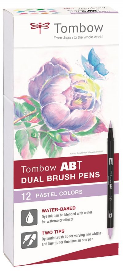 TOMBOW Set de 10 feutres  France & Benelux Abt Dual Manga Shojo