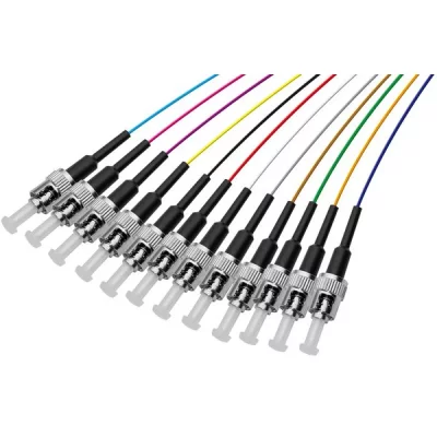 MCAD Set De 12 Connecteurs Panach&eacute;s Pigtail Om3 St/upc Lsoh - 2m