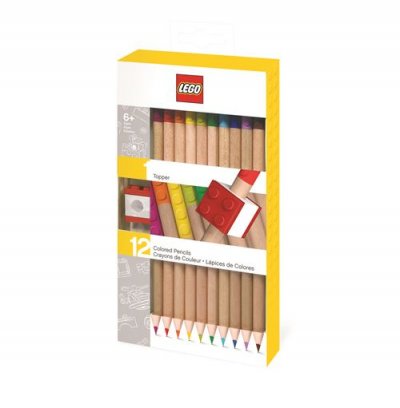 Set de 12 Crayons de couleur LEGO&reg; avec Topper