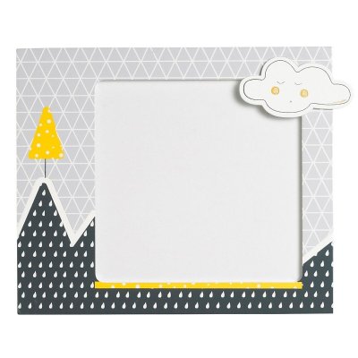 SAUTHON Set de 2 cadres photos enfant en bois en Bois Gris