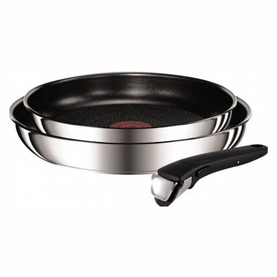 Set de 2 po&ecirc;les Tefal Ingenio Pr&eacute;f&eacute;rence Noir