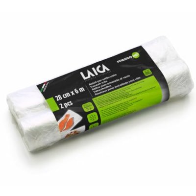 LAICA Set de 2 rouleaux 28x600cm pour machine a mettre sous-vide