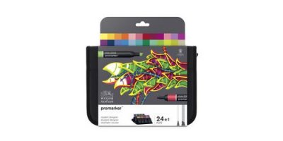 PROMARKER Set de 24 marqueurs  Winsor et Newton Mod&egrave;le al&eacute;atoire