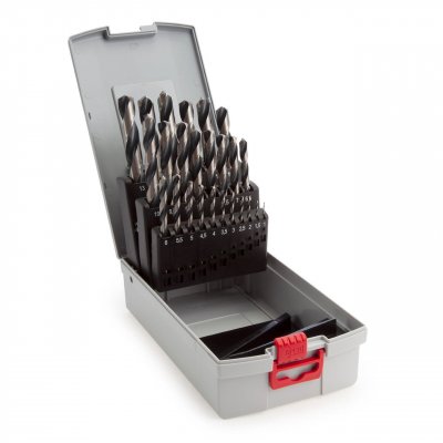 BOSCH Set de 25 forets &agrave; m&eacute;taux  - Point TeqQ - &Oslash;1 &agrave; 13mm - 2608577352