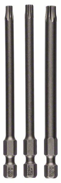 BOSCH Set de 3 embouts de vissage extra-dur torx t20 t25 t30 l 89 mm   2607001760