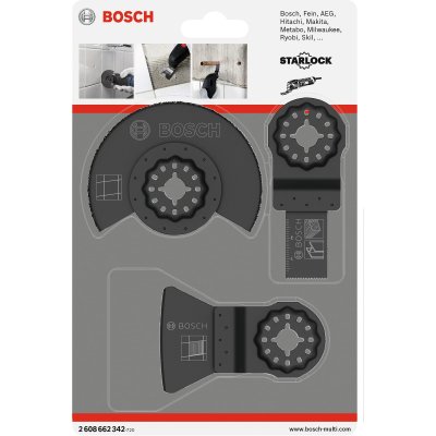 BOSCH Set de 3 lames c&eacute;ramique pour carrelage  - 2608662342