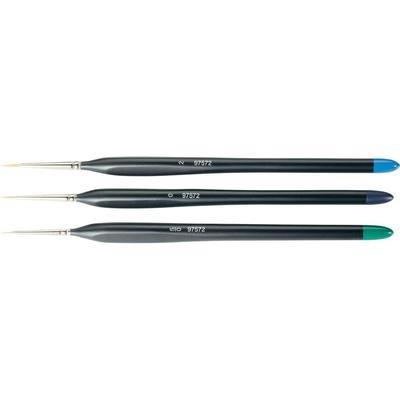 INCONNU Set de 3 pinceaux synth&eacute;tiques taille 5 0, 0, 2 1 set e10710-16