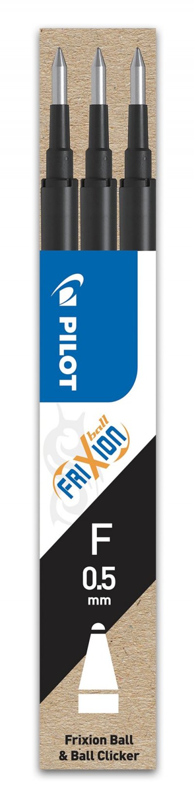 PILOT Set de 3 Recharges friXion Ball Clicker (BLS-FR5)