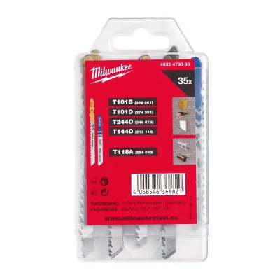  Set de 35 lames de scie sauteuse milwaukee - 4932479088