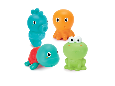 INFANTINO Set de 4 arroseurs de bain 