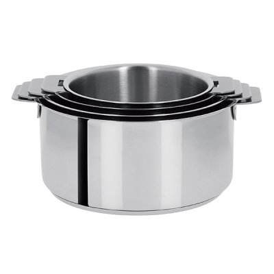 CRISTEL Set de 4 casseroles Mutine 14 &agrave; 20 cm 