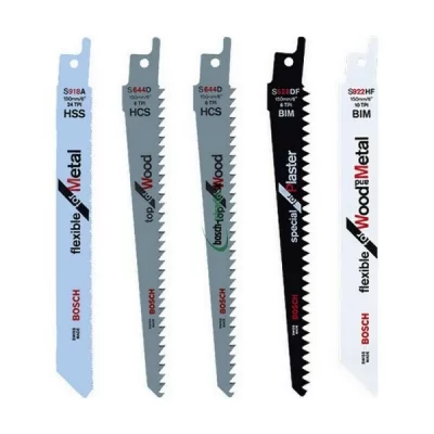 BOSCH Set de 5 lames bois/plastique/m&eacute;tal pour &eacute;lagueur Keo