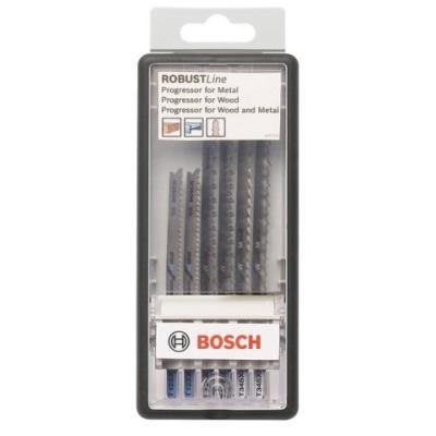 BOSCH Set de 6 Lames de Scie sauteuse Progressor Robust Line  2607010531