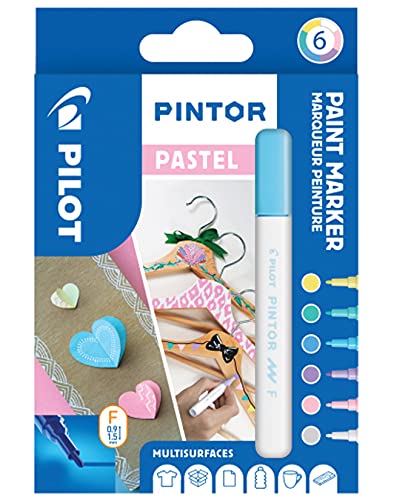 PILOT Set de 6 marqueurs  Pen Pintor Fun &agrave; pointe fine