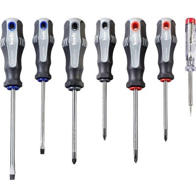 KWB Set de 7 tournevis de pr&eacute;cision - FL/PH/PZ
