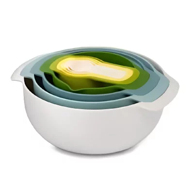 JOSEPH JOSEPH Set de 9 bols/passoires/doseurs - Opal Nest 9 Plus, 